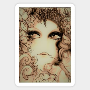 wood nymph ,,,,House of Harlequin Sticker